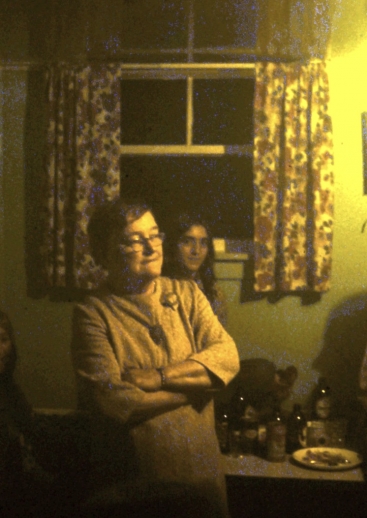 Monica English at a house party in Branch, 1975 / Aidan O'Hara, photographer