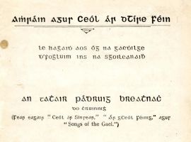 Fr Pádruig Breathnach, Amhráin agus Ceól ár dTíre Féin 1–2, 1923
