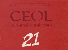 Ceol: A Journal of Irish Music.  Volumes 7–8